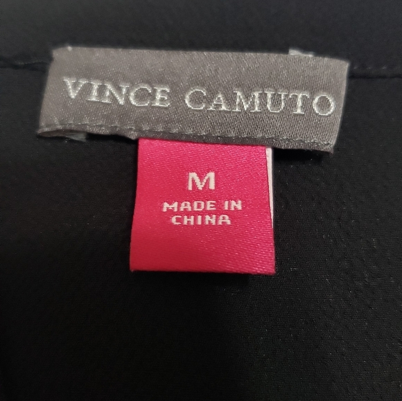 NWT Vince Camuto Women’s Bloom Rich Black Tank Size M - Picture 13 of 15